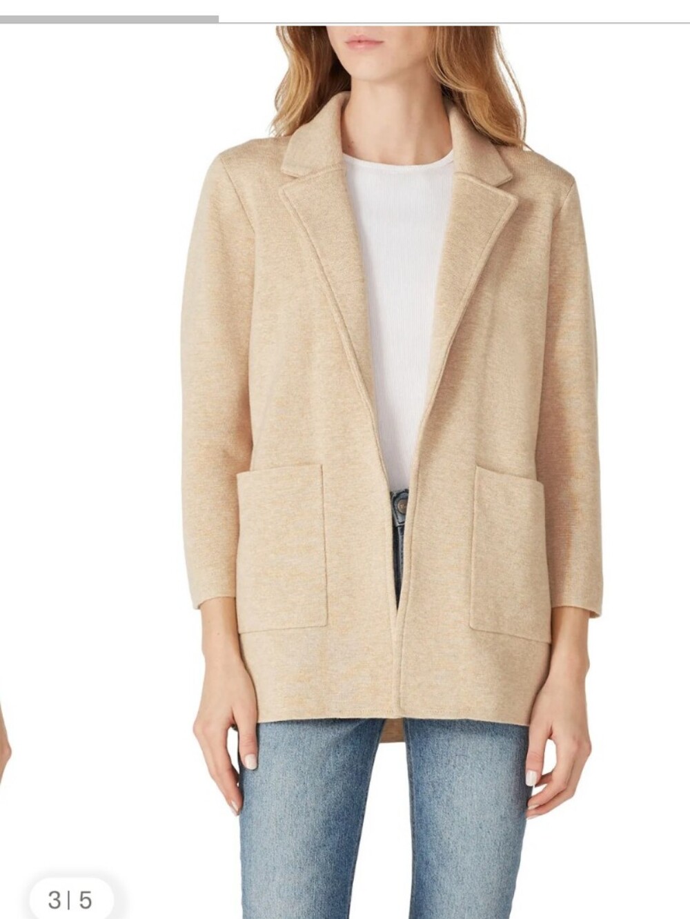 J. Crew Sophie Open-Front Sweater Blazer NWT